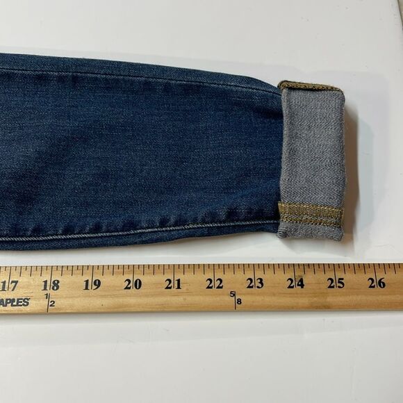 Judy Blue Distressed Skinny Woman’s Jeans High Rise Button Fly Sz 1 - Picture 10 of 13